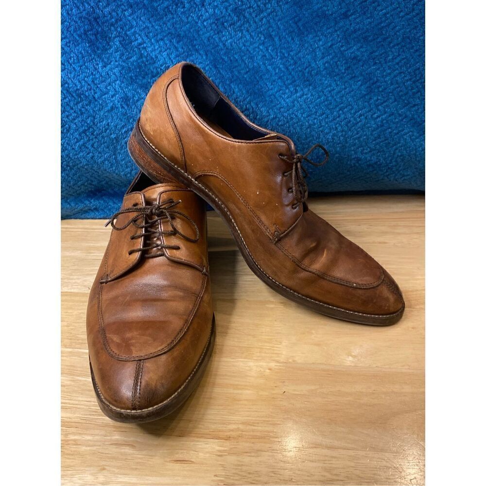✅Cole Haan tan brown lace up loafers